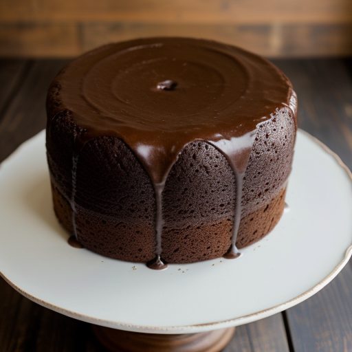 Chocolate Pound Cake With Chocolate Frosting recipe image