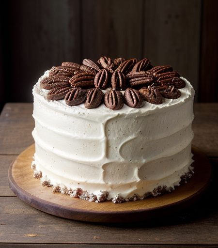 Chocolate Praline Layer Cake recipe image