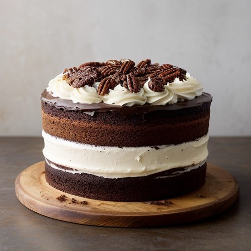 Chocolate Praline Layer Cake recipe image