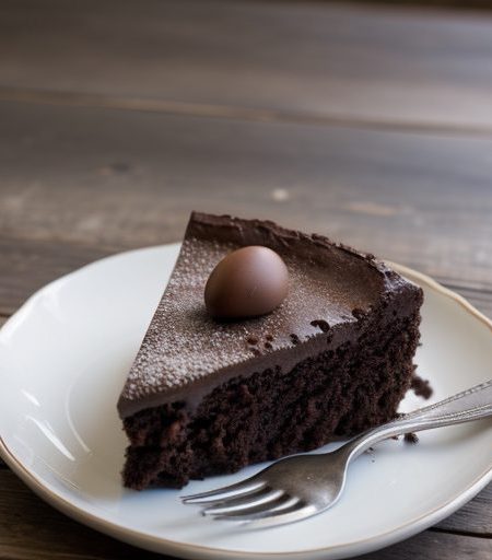 Chocolate Pudding Cake With Bitterswseet Choc recipe image