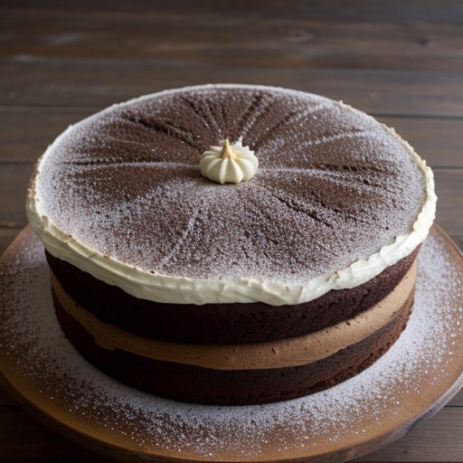 Chocolate-Pumpkin Layer Cake With Brown-Sugar recipe image