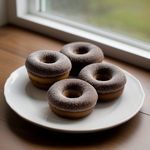 Chocolate Raised Doughnuts recipe image