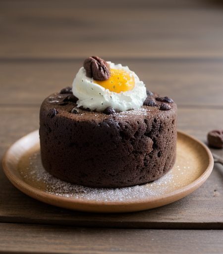 Chocolate Raisin Snacking Cake recipe image