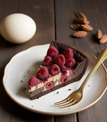 Chocolate Raspberry Almond Torte recipe image