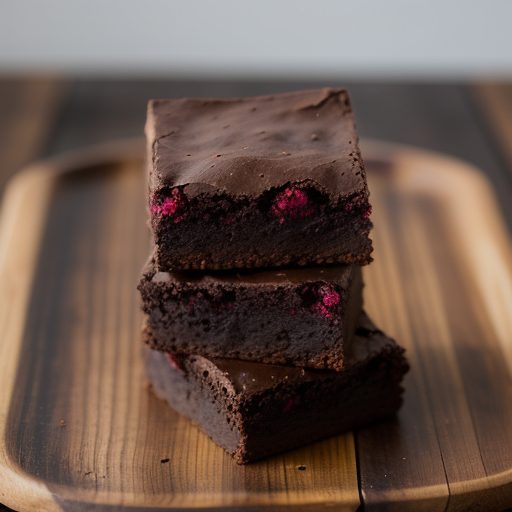 Chocolate-Raspberry Brownies - Bon Appetit recipe image