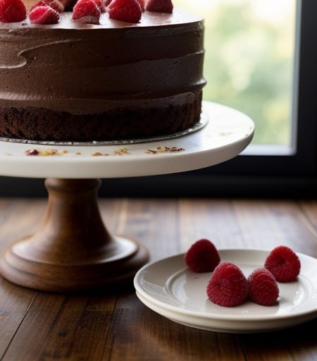 Chocolate Raspberry Cake recipe image