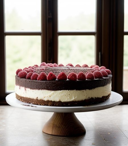Chocolate Raspberry Cheesecake recipe image