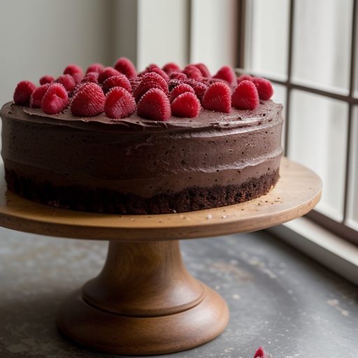 Chocolate Raspberry Mousse Cake recipe image