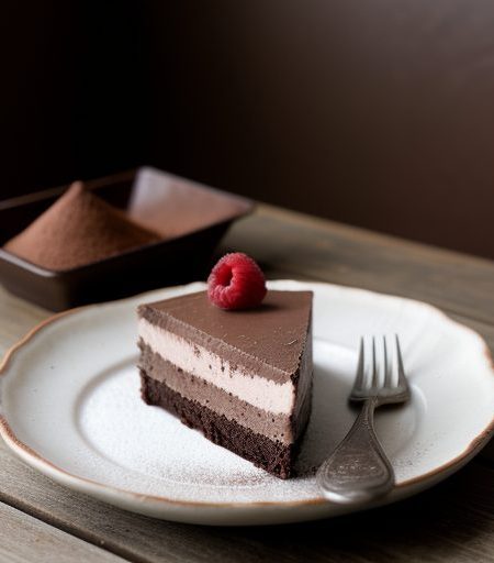 Chocolate Raspberry Mousse Cake recipe image