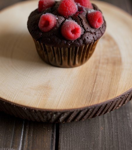 Chocolate Raspberry Muffins recipe image