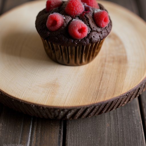 Chocolate Raspberry Muffins recipe image