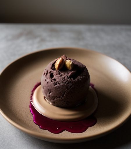 Chocolate Raspberry Toasted Hazelnut Ice Cream recipe image
