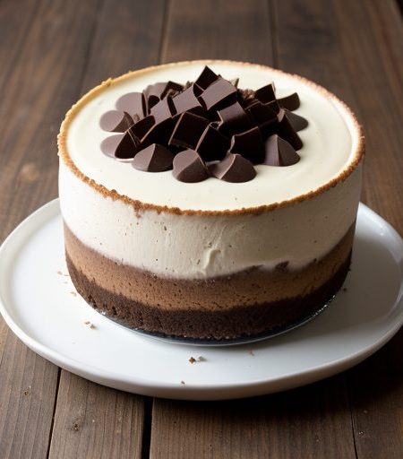 Chocolate Rum Cheesecake recipe image