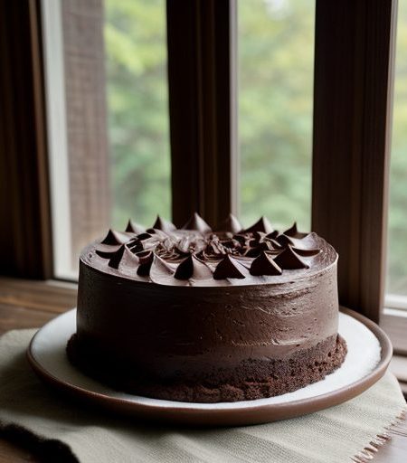Chocolate Silk Mousse Cake recipe image
