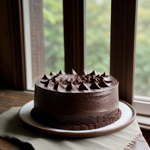 Chocolate Silk Mousse Cake recipe image