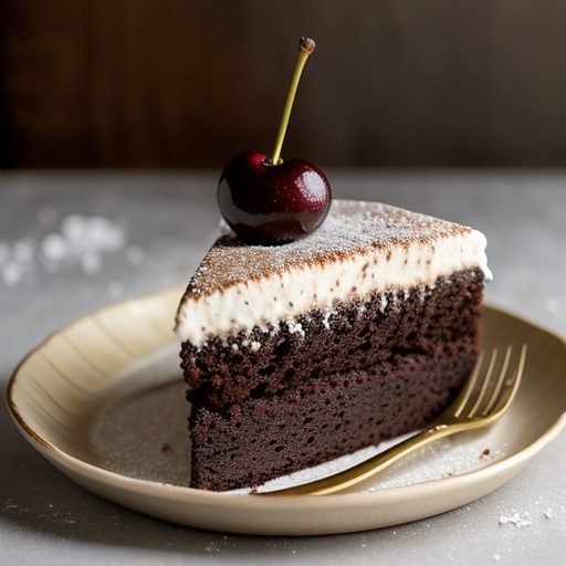 Chocolate Sour Cherry Cake recipe image