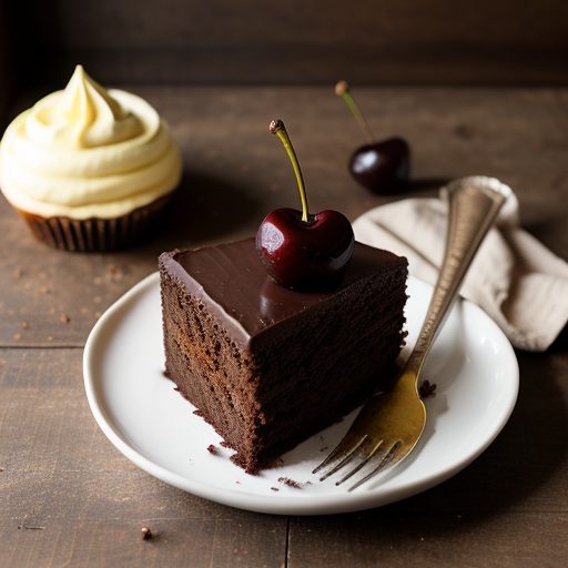 Chocolate Sour Cherry Cake recipe image