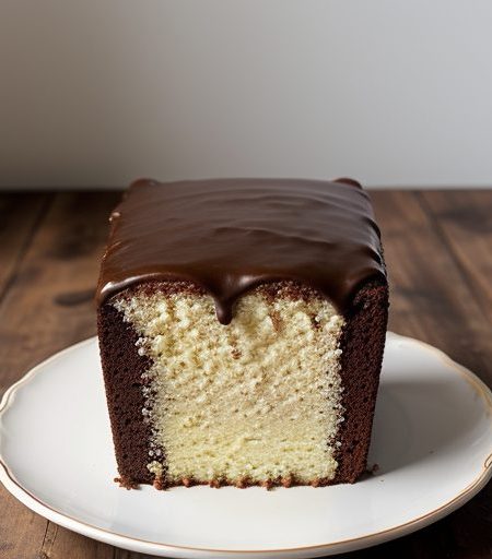 Chocolate-Sour Cream Poundcake recipe image