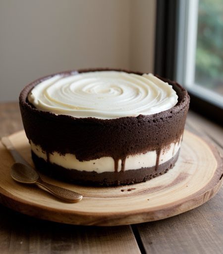 Chocolate Swirl Cheesecake recipe image