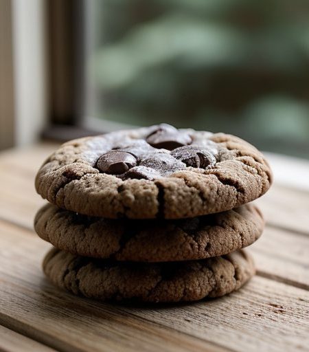 Chocolate Thumbprint Cookies recipe image