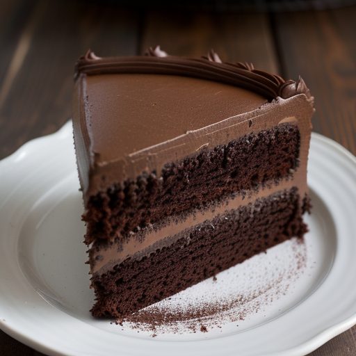 Chocolate Triple Layer Cake With Fluffy Choco recipe image