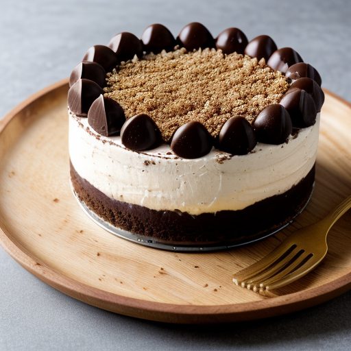 Chocolate Turtle Cheese Cake--Microwave recipe image