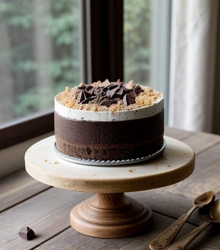 Chocolate Turtle Cheesecake recipe image