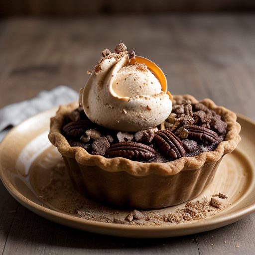 Chocolate Turtle Pie recipe image