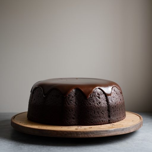 Chocolate Velvet Pound Cake With Chocolate Glaze recipe image