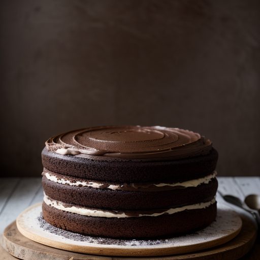 Chocolate Vinegar Cake recipe image
