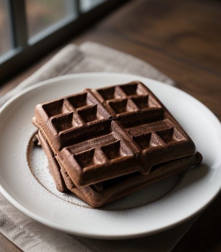 Chocolate Waffles ( Bisquick recipe image