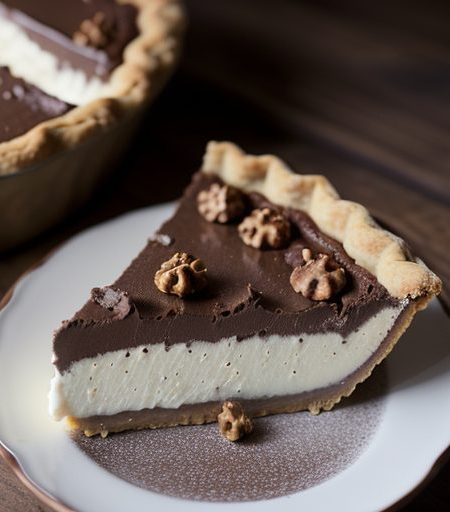 Chocolate Walnut Pie recipe image