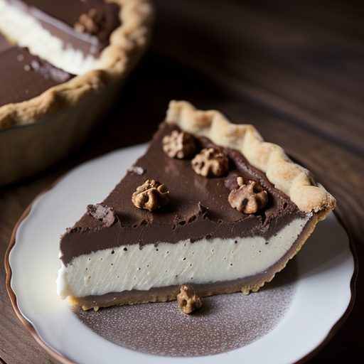 Chocolate Walnut Pie recipe image