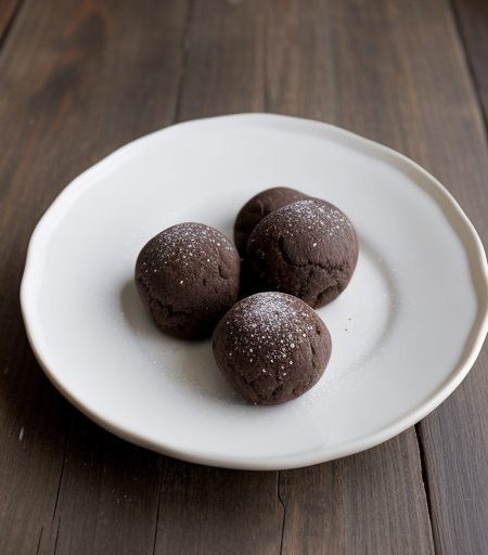 Chocolate-Walnut Puffs recipe image