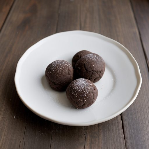 Chocolate-Walnut Puffs recipe image