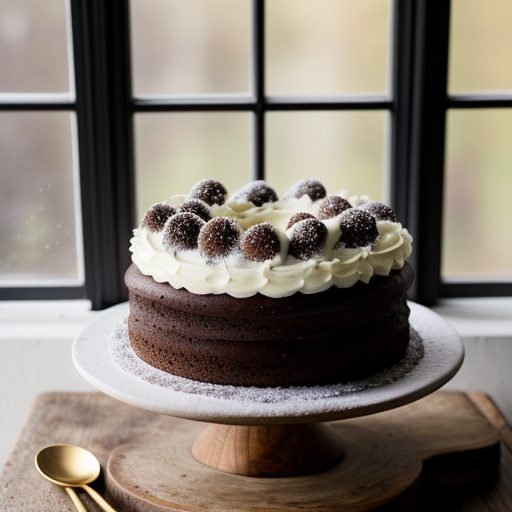 Chocolate Wreath Cake recipe image