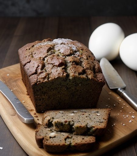 Chocolate Zucchini Nut Quick Bread (Fontish recipe image