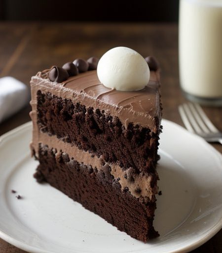 Chocolately Chocolate Chip Cake * recipe image