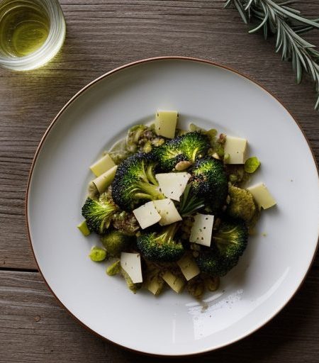 Chopped Broccoli With Garlic & Pecorino recipe image