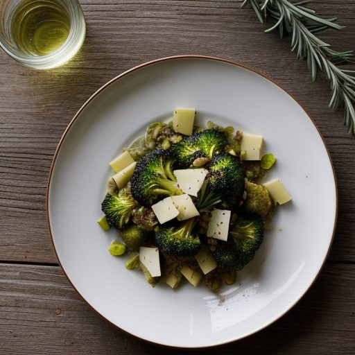 Chopped Broccoli With Garlic & Pecorino recipe image