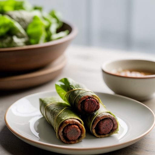 Chorizo & Rice Wrapped in Cabbage Leaves recipe image