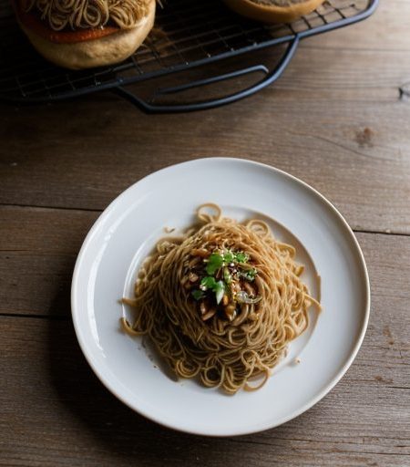 Chow Mien on a Bun recipe image