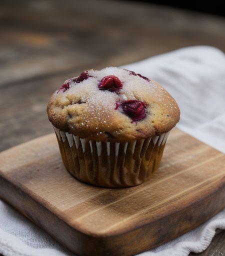 Christmas Morning Cranberry Muffins recipe image