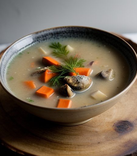 Christmas Oyster Soup (Soupe Aux Huitres De N recipe image