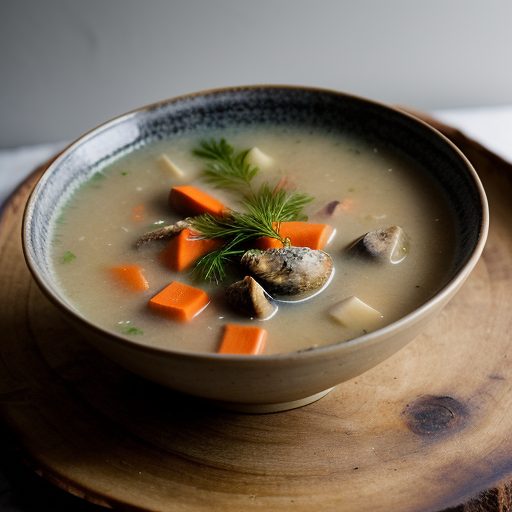 Christmas Oyster Soup (Soupe Aux Huitres De N recipe image