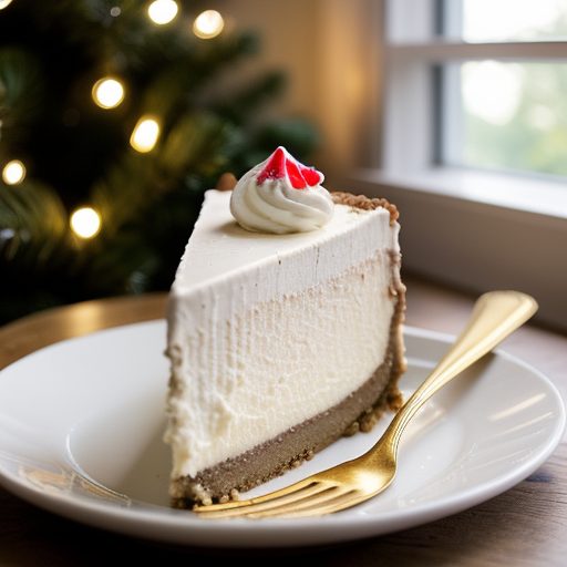 Christmas Peppermint Candy Cheesecake recipe image