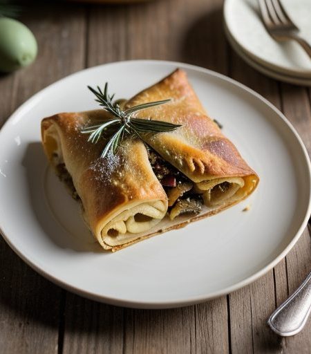 Christmas Savoury Strudel recipe image