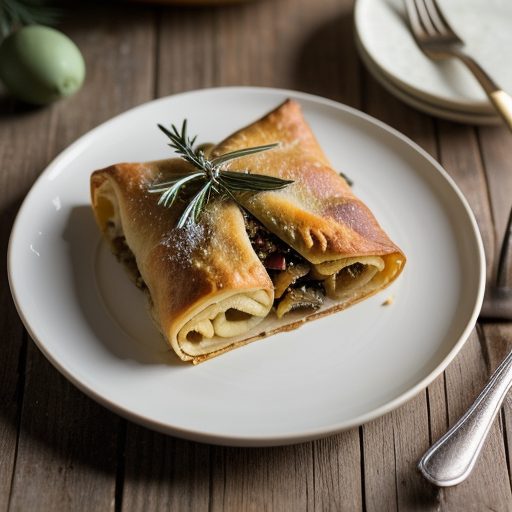 Christmas Savoury Strudel recipe image