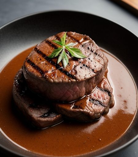 Chuck Steak With Deviled Sauce recipe image