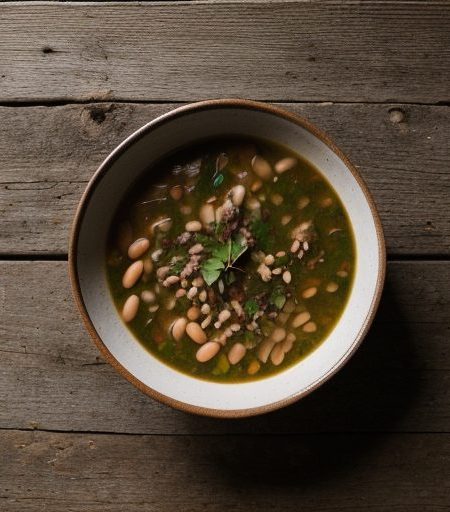 Chuck's Barley-Mushroom Winter Borscht (Vegan recipe image